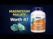 Відео огляд на NOW, Magnesium Malate Caps, Магній Малат, 180 капсул
