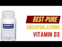 Pure Encapsulations, Витамин D3, Vitamin D3 1000 IU, 120 капсул