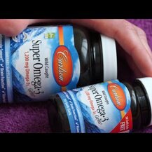 Carlson, Wild Caught Elite Omega-3 Gems Natural Lemon Flavor 1600 mg