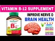 Видео обзор на Витамин B12 Кобаламин, Vitamin B12 Timed Release 1200 mcg, 80 таб