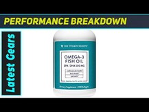 TheVitaminShoppe, Омега 3, Omega-3 Fish Oil, 60 капсул