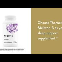 Thorne, Melaton 3 mg, Мелатонін 3 мг, 60 капсул