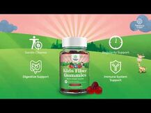 Kids Fiber Gummies Mixed Berry Flavor, Цукерки з клітковиною, ...