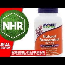 NOW Foods, Natural Resveratrol 200 mg