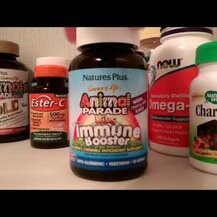 Огляд на Source of Life Animal Parade Kids Immune, Вітаміни для дітей, 90 таблеток NaturesPlus, Source of Life Animal Parade Kids Immune Booster