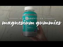 Магний Глицинат, Magnesium Glycinate Gummies Mixed Berry, 60 т...