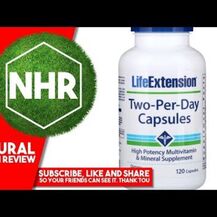 Life Extension, Мультивитамины, Two-Per-Day Multivitamin, 60 к...