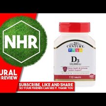 21st Century, D3 250 mcg 10000 IU