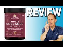 Ancient Nutrition, Creatine + Collagen Lemon, Креатин, 15 шт
