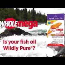 Масло дикого лосося, Wholemega Fish Oil 1000 mg, 120 капсул