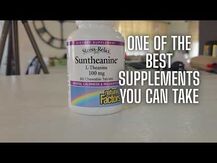 Natural Factors, Suntheanine L-Theanine, L-Теанін 100 мг, 60 к...