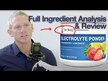 Відео огляд на Dr. Berg, Electrolyte Powder Lemon, Електроліти, 330 г