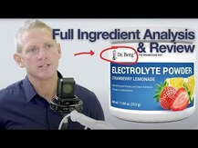Dr. Berg, Электролиты, Electrolyte Powder Lemon, 330 г