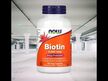 Видео обзор на NOW, Биотин 5000 мкг, Biotin 5000 mcg, 120 капсул