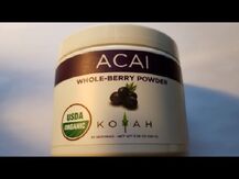Koyah, Ягоды Асаи, Organic A&ccedil;a&iacute; Powder, 150 г