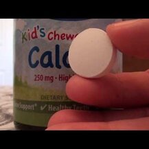 Детский Цитрат кальция, Kid's Chewable Calcium 250 mg, 60...