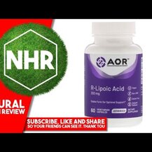 Advanced Orthomolecular Research AOR, R-Lipoic Acid 300 mg