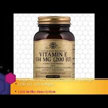 Solgar, Витамин E, Vitamin E 268 mg 400 IU, 100 капсул