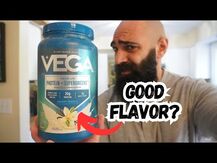 Vega, Протеин, Protein & Greens Vanilla Flavored, 618 г