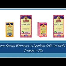 Nature's Secret, Women's 73 Nutrient Soft-Gel Multi with Omega-3