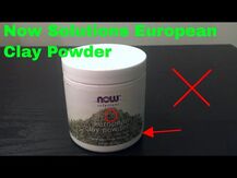NOW, Solutions - Bentonite Clay Powder, Маска для обличчя, 312 г