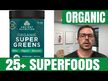 Видео обзор на Ancient Nutrition, Суперфуд, Organic SuperGreens Berry, 90.7 г