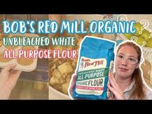 Organic Unbleached White All-Purpose Flour, Борошно, 1.36 кг