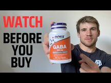 NOW, GABA 500 mg, ГАМК 500 мг, 200 капсул