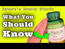 Nature's Bounty, Ниацин 500 мг, Flush Free Niacin 500 mg,...