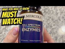 Dr. Mercola, Ферменты, Enzymes Full Spectrum, 90 капсул